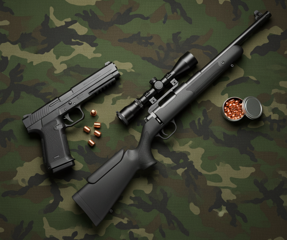 Pistolas y rifles de balines